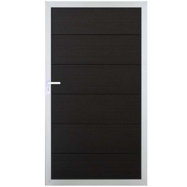 VIENTO Sichtschutz WPC, Tür links