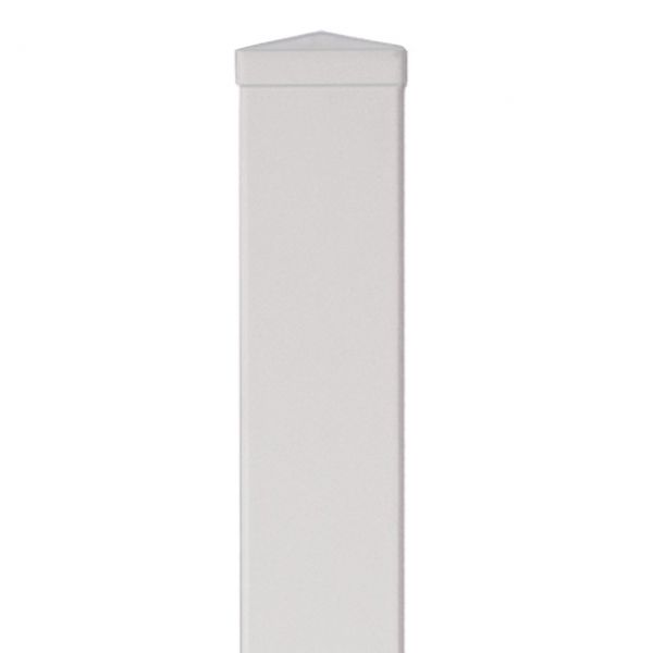 Pfosten Light-Line 9 x 9 cm, weiß