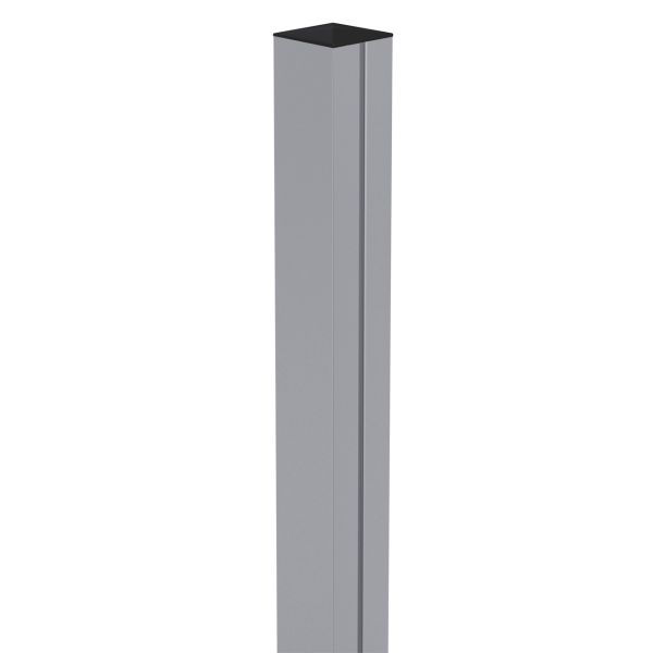 Steckzaun Pfosten Rhombus AIR, Aluminium anthrazit.