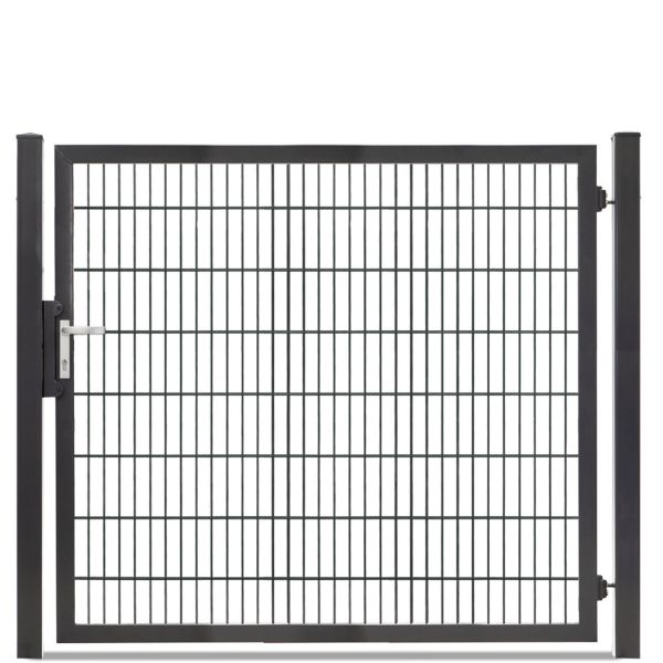 Gartentor Doppelstabmatte, H:160 cm, anthrazit