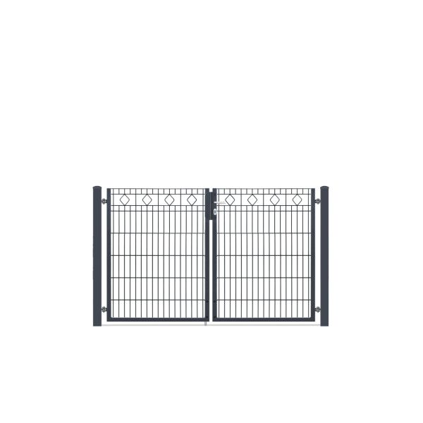 Doppeltor LINZ, anthrazit, H: 120cm