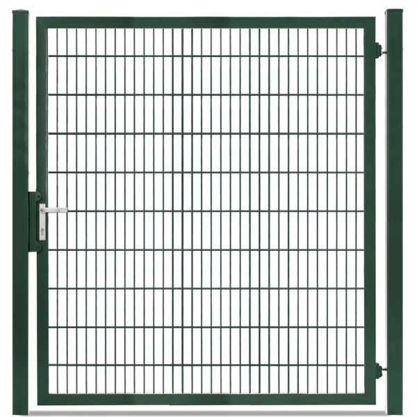 Gartentor Doppelstabmatte, H:200 cm, grün