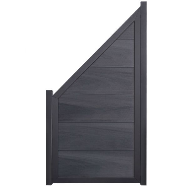 VIENTO Sichtschutz BPC, steingrau co-ex./ anthrazit