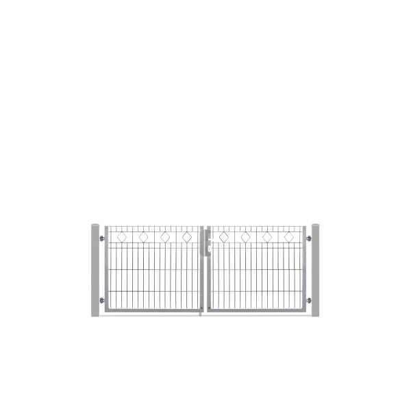 Doppeltor LINZ, verzinkt, H: 80cm
