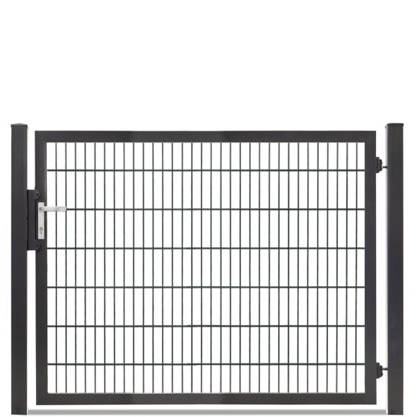 Gartentor Doppelstabmatte, H:140 cm, anthrazit