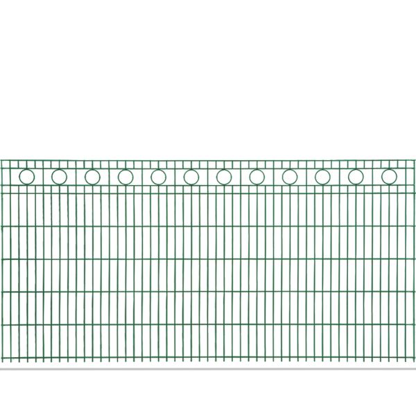Doppelstab Schmuckzaun Set ROM (Kreis), grün, H: 120cm