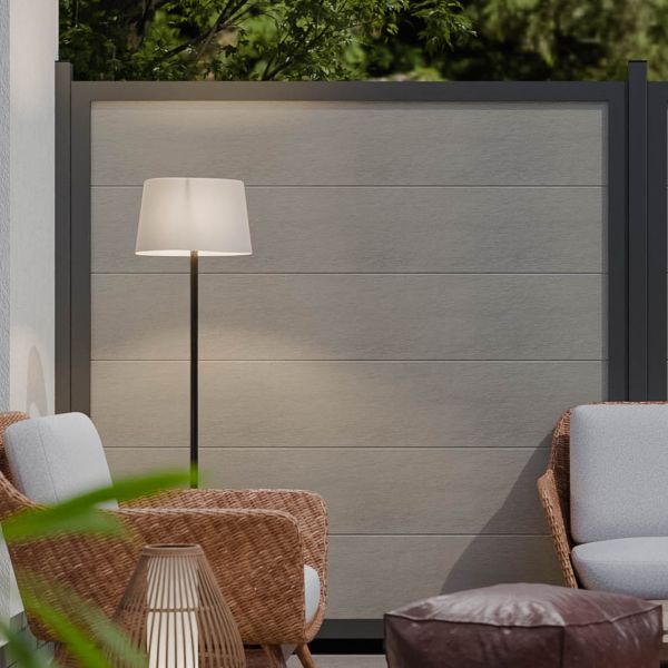 VIENTO Sichtschutz BPC, BiColor Sand/ anthrazit
