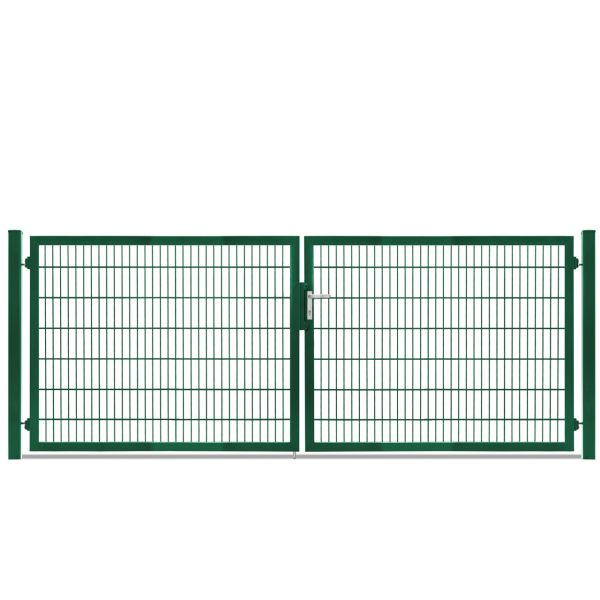 Doppeltor Doppelstabmatte, H:140 cm, grün