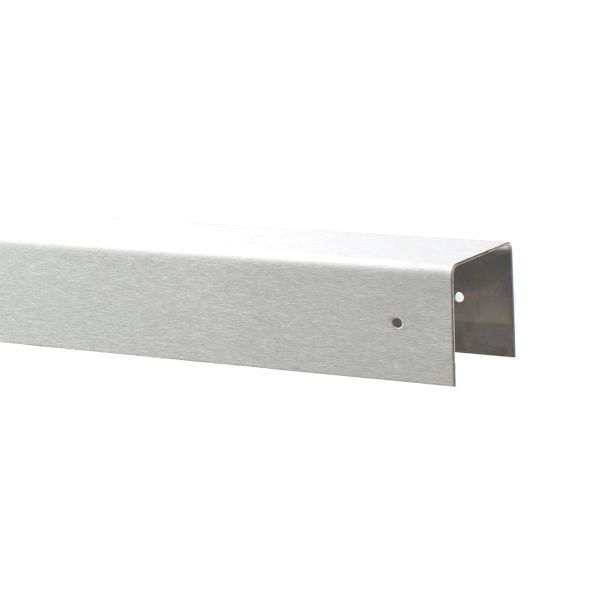 Edelstahl-Abdeckung, U-Profil 5,6 cm