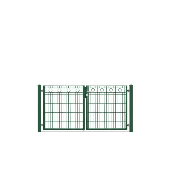 Doppeltor LINZ, grün, H: 100cm