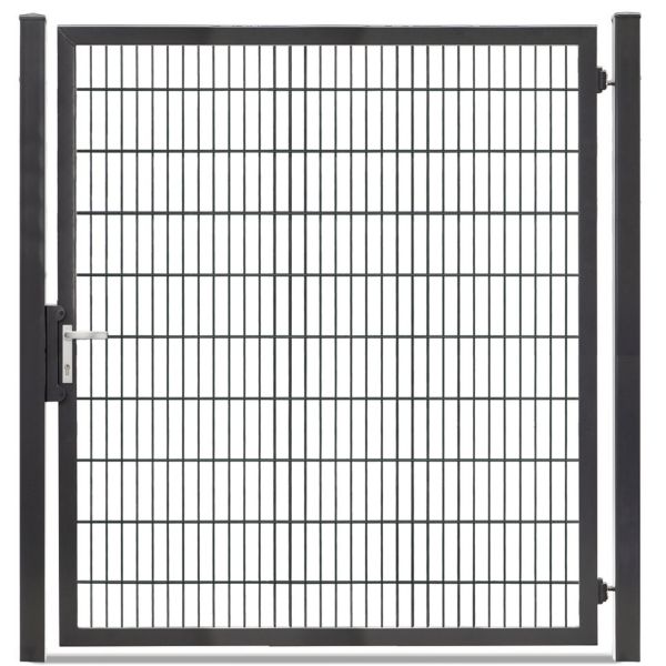 Gartentor Doppelstabmatte, H:200 cm, anthrazit