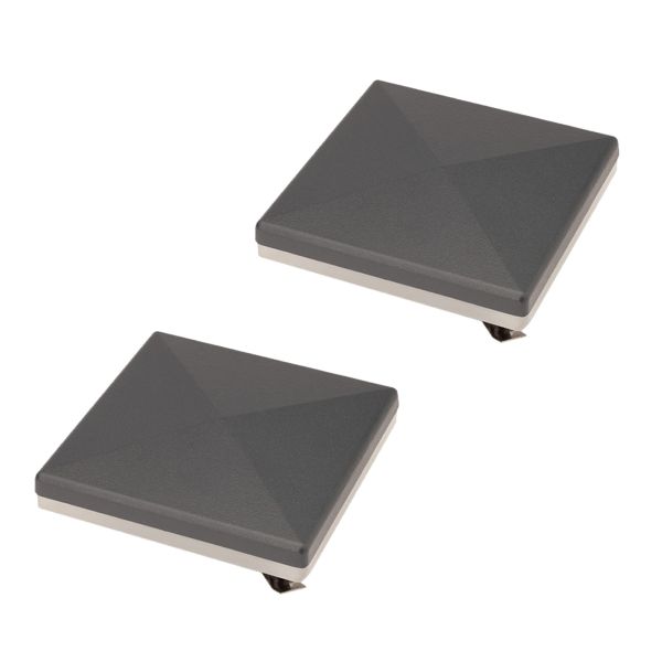 LED Zaunbeleuchtung 2er Set DSM Pfosten 120x120