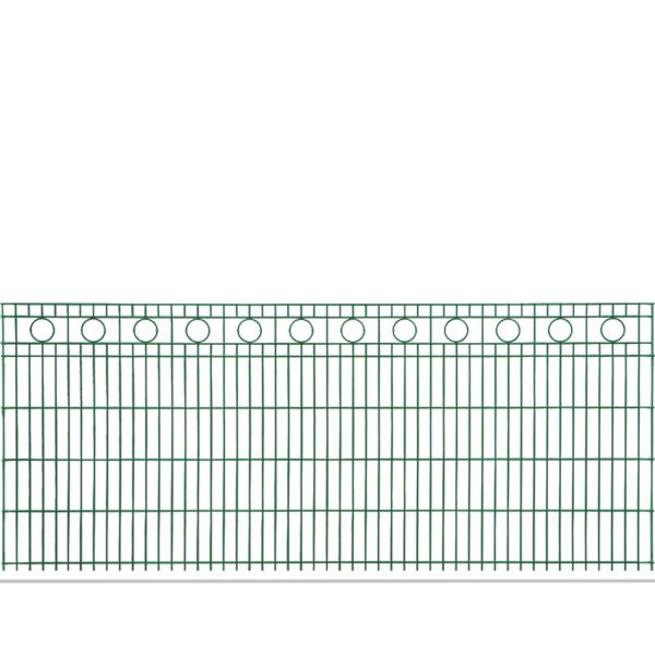 Doppelstab Schmuckzaun Set ROM (Kreis), grün, H: 100cm