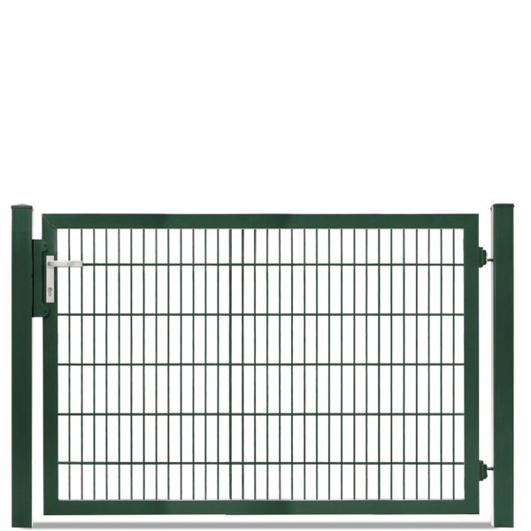 Gartentor Doppelstabmatte, H:120 cm, grün