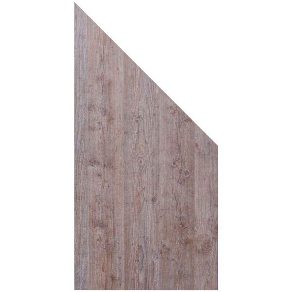 HPL Sichtschutzzaun Premium, Holzoptik