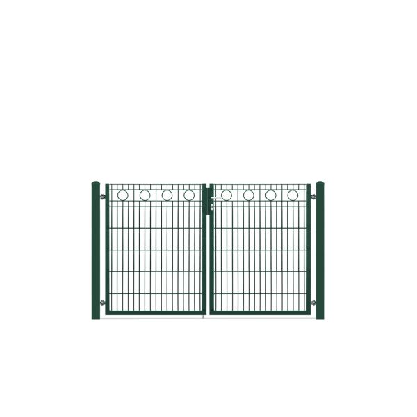 Doppeltor ROM, grün, H: 120cm, B: 2 m