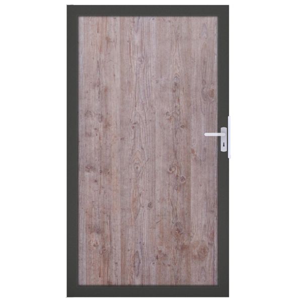 Tür HPL Sichtschutz GENT, Holzoptik