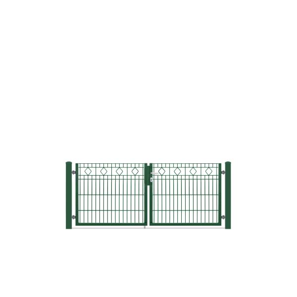 Doppeltor LINZ, grün, H: 80cm