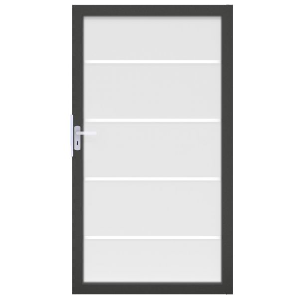Tür Glas-Sichtschutz Ambiente, Blockstreifen/anthrazit